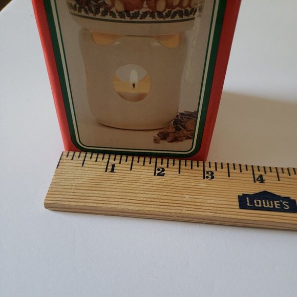 1987 Potpourri Press Christmas Bears Ceramic Potpourri Tealight Scenter NIB - Picture 14 of 14